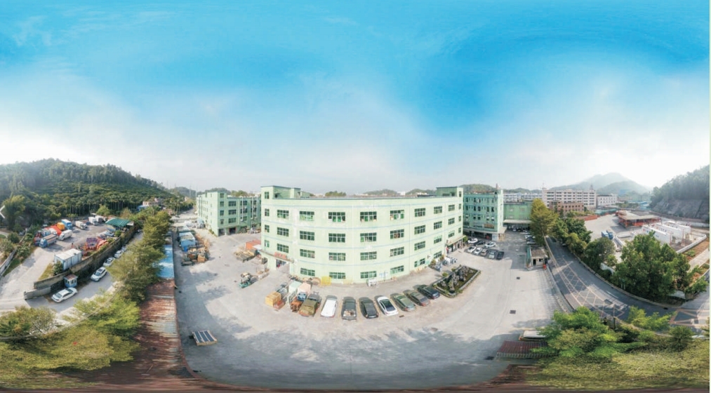 Overhead view of the factory